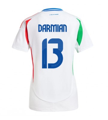 Italia Matteo Darmian #13 Segunda Equipación Mujer Eurocopa 2024 Manga Corta